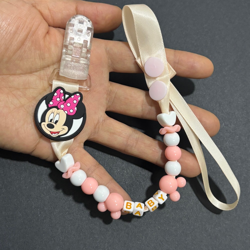 Baby Food Pacifier - Prendedor de Chupeta Kawaii para Bebê,