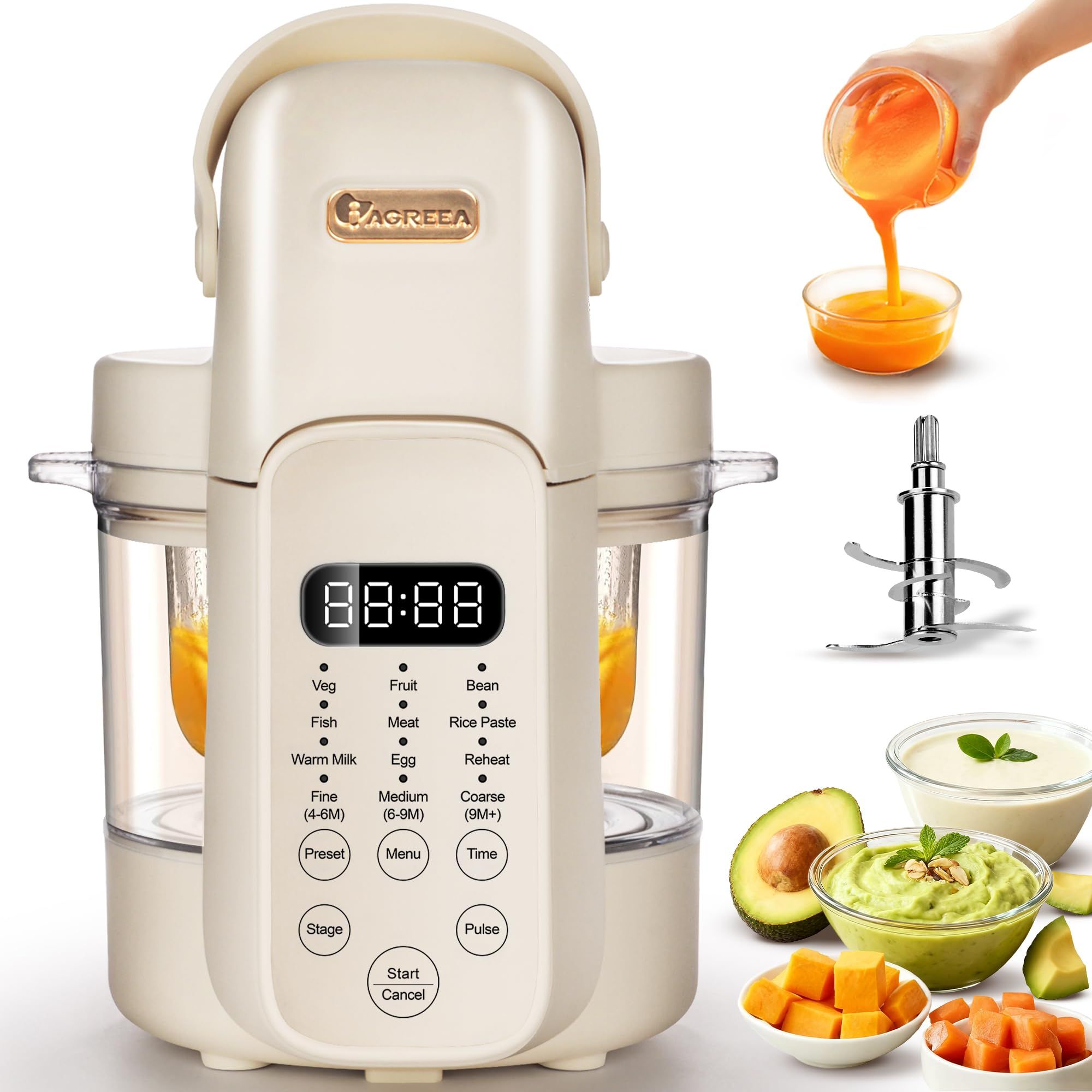 Baby Food Maker And Steamer - Processador de Alimentos para Bebês 9