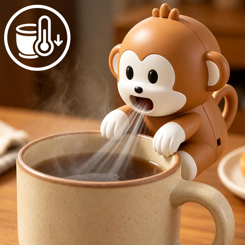 Baby Food For 2 Year Old - Ventilador Portátil em Forma de Macaco