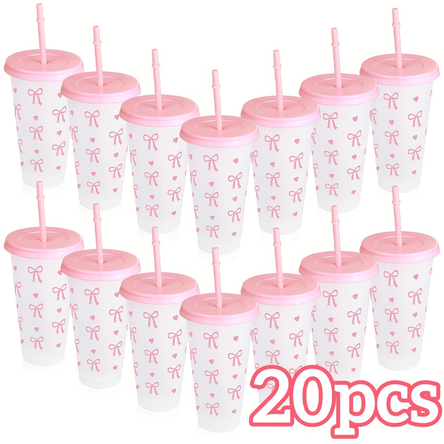 Training Cup Straw - 2/20 pces 24oz copos de festa