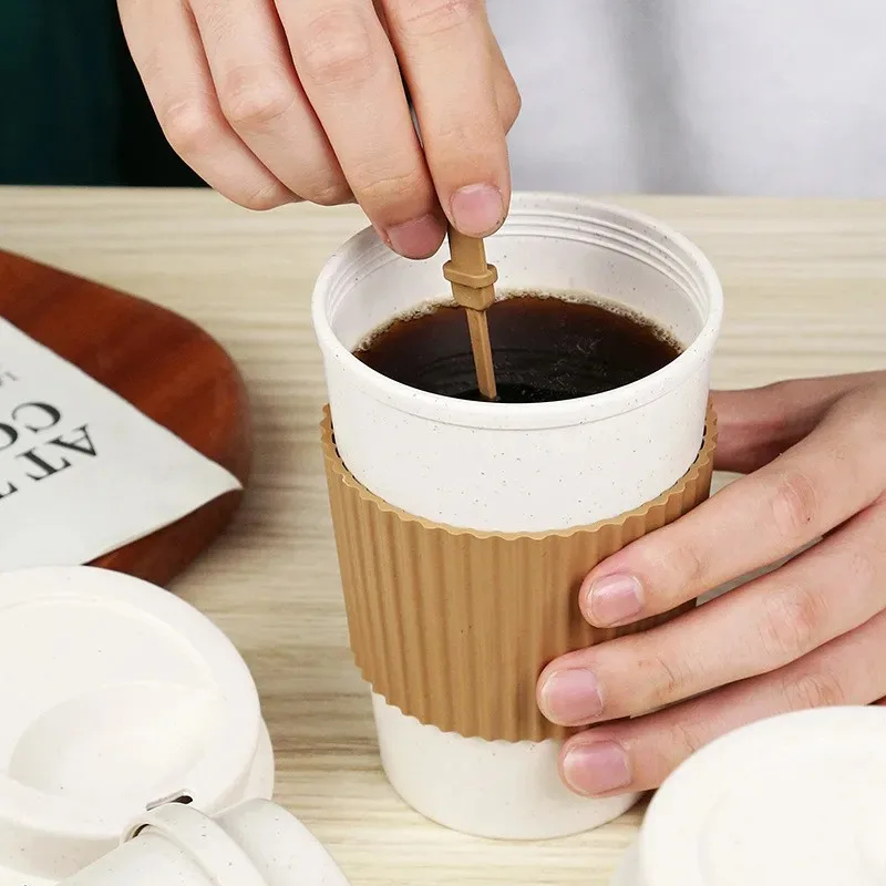 Copos de café portáteis com ta - Training Cup Straw avaliação e preço