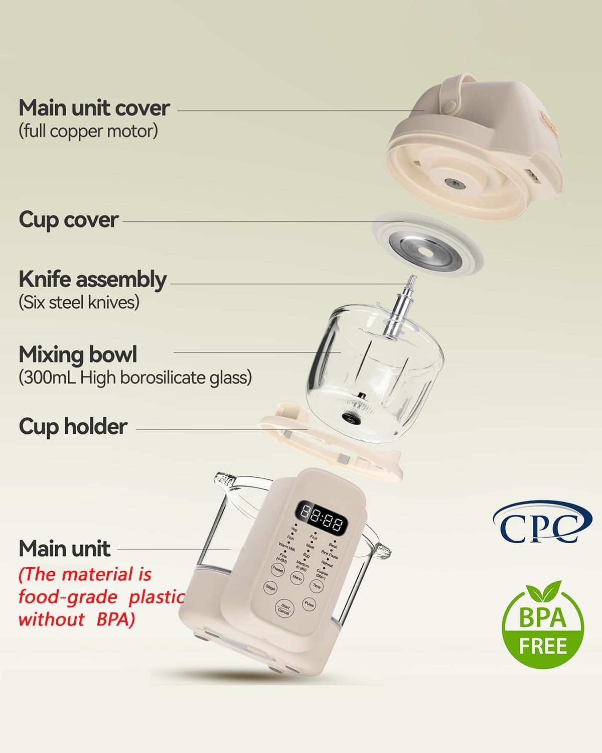 Processador de Alimentos para  - Baby Food Maker And Steamer avaliação e preço