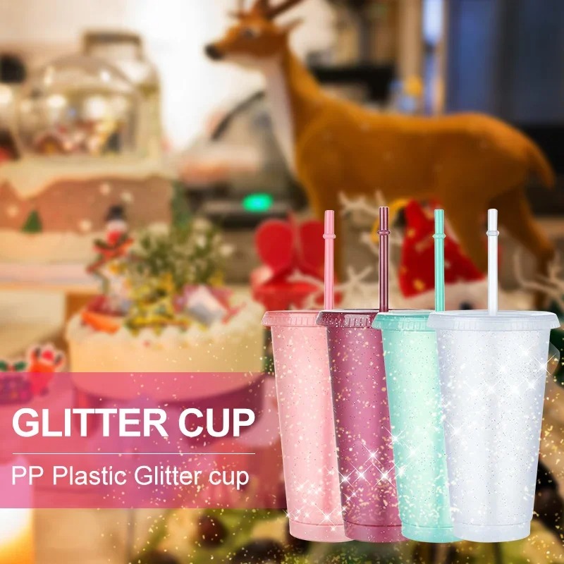 Copos de glitter para festa de - Training Cup Straw avaliação e preço
