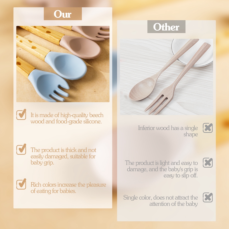 Garfo de bambu para bebês, 2 p - Baby Food Organic avaliação e preço