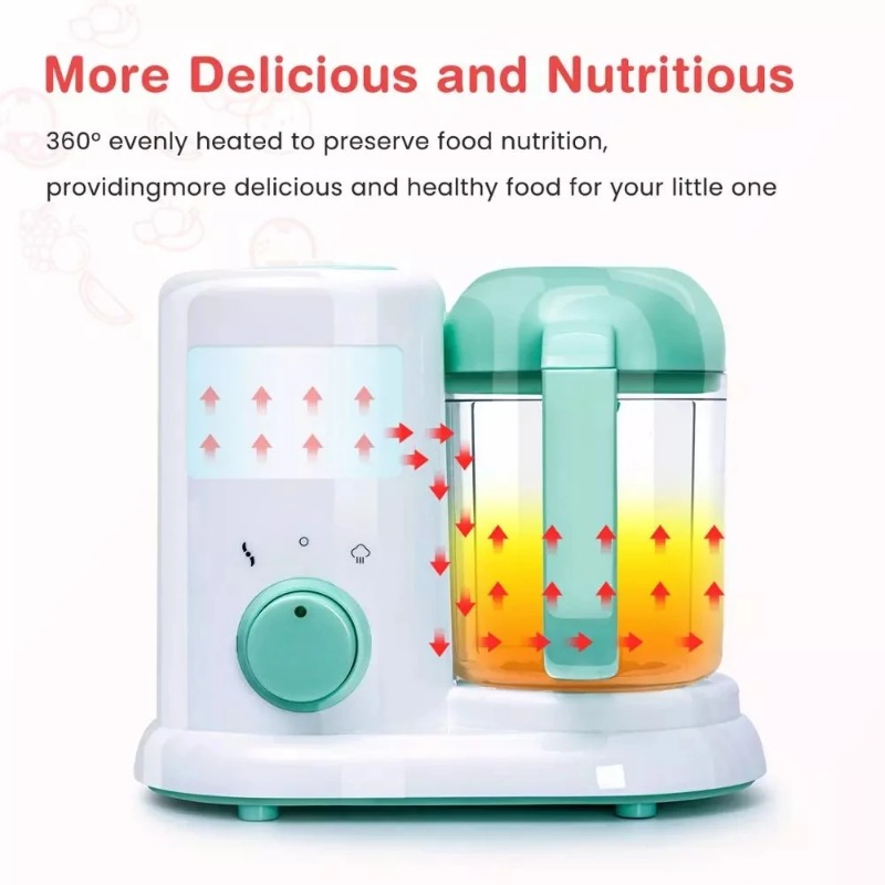 Processador e Vaporizador de A - Baby Food Maker And Steamer avaliação e preço