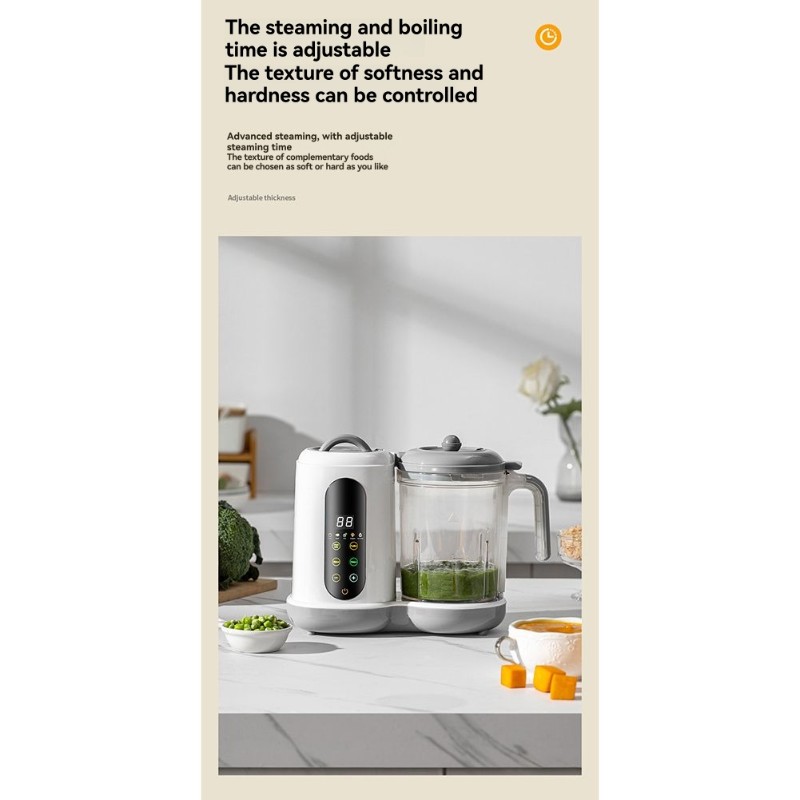 Máquina automática de comida p - Baby Food Maker And Steamer avaliação e preço