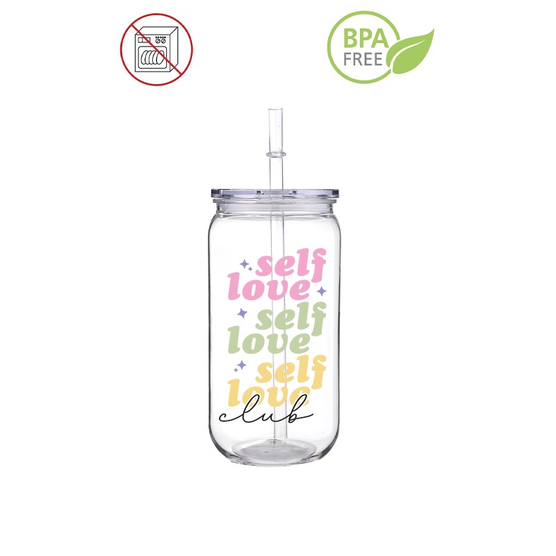Auto amor colorido fashin gril - Training Cup Straw avaliação e preço