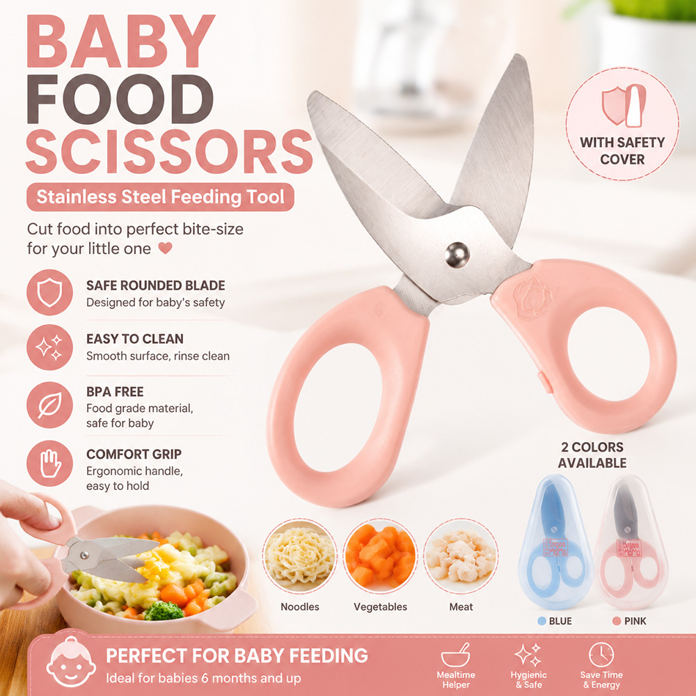 Tesoura para Alimentos de Bebê - Baby Food For 2 Year Old avaliação e preço