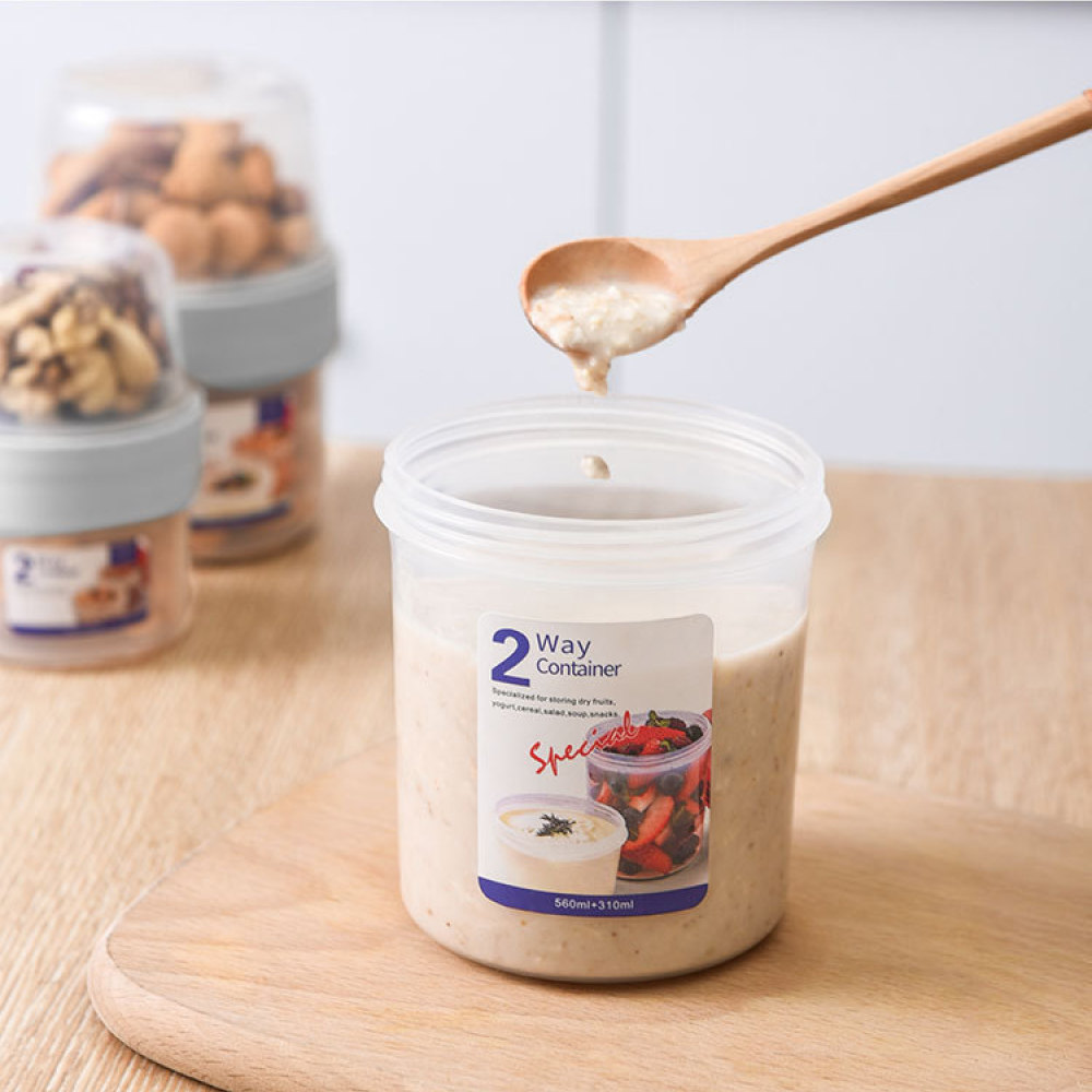 Recipiente Portátil de Dupla C - Baby Food Yogurt avaliação e preço
